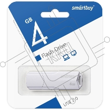Флеш диск SmartBuy 4GB CLUE White (SB4GBCLU-W)