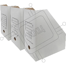 Лоток вертикальный Silwerhof микрогофрокартон корешок 150мм A4 белый (упак.:3шт)