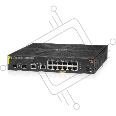 Коммутатор HPE Aruba 6000 12G PoE 2SFP 139W, 12×1 Гбит/с PoE+ + 2×1 Гбит/с SFP, управляемый
