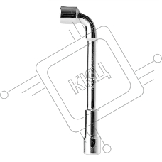 Торцевой ключ L-образный Deli DL4214 14мм Материал Cr-V