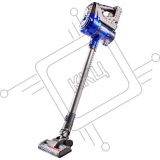 Пылесос вертикальный Kelli KL-8022 синий, питание от аккумулятора, 250 Вт, уборка сухая, пылесборник 1 л