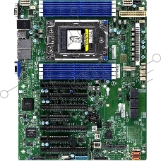 Материнская плата Supermicro MBD-H12SSL-I-B_bundle, SP3, SoC, 8xDDR4, 8xSATA, 2xM.2, 5xPCIe 4.0 x16, 2xPCIe 4.0 x8, 1xD-Sub, 2x 1Gb LAN, 4xUSB 3.0, 1xCOM, ATX