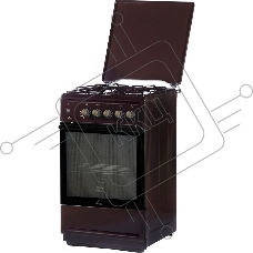 Плита газовая Flama N FG 24236 коричневый, конфорок 4 газовых, духовка 50 л, 50 см x 85 см x 60 см