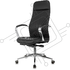 Кресло руководителя Бюрократ CH-610SL-Lux черный. эко.кожа. крестов. металл хром Кресло руководителя Бюрократ CH-610SL-Lux черный. эко.кожа. крестов. металл хром