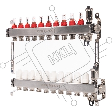 Коллектор Royal Thermo нерж. в сборе с расходомерами 1