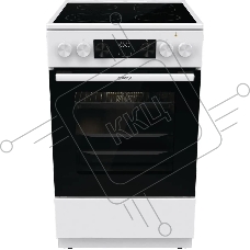 Плита электрическая Gorenje GECS5C70WA белый, конфорок 4 электрических, духовка 70 л, 50 см x 85 см x 59.4 см