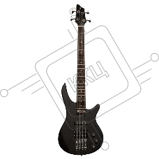 Бас-гитара STAGG SBF-40 BLK 4-х струнная форма Fusion, корпус массив ясеня, гриф твердый клен, накладка грифа палисандр, 24 лада, мензура 867 мм, колки литые, хромированные, звукосниматели 1xJB, 1xMM, регуляторы 2x громкости, 1x тона, цвет черный