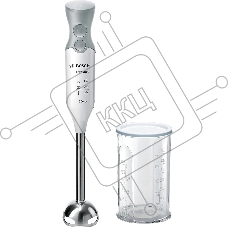 Блендер погружной Bosch MSM66110 белый/серый, 600 Вт, 2 скорости, турбо