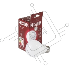 Лампа светодиодная Ресанта LL-R-A60-7W-230-4K-E27 груша, 7 Вт, нейтральный, Е27