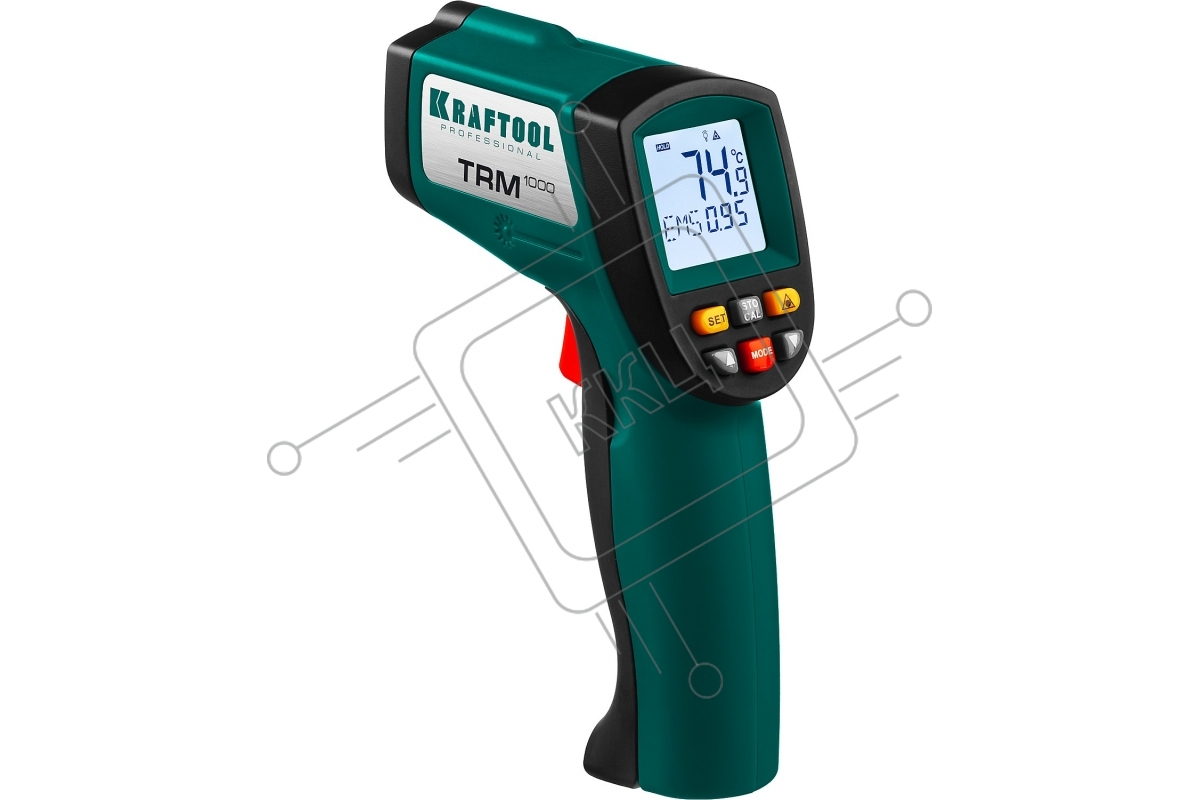 Пирометр инфракрасный, -50°С +950°С, TRM-1000, KRAFTOOL