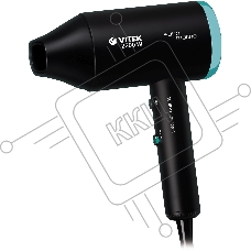 Фен Vitek VT-1324 2200Вт черный/зеленый