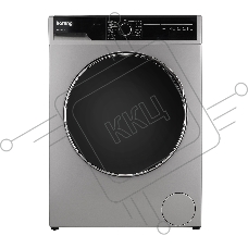 Стиральная машина Korting KWD 58L1496S серебристый, загрузка фронтальная 9 кг, 1400 об/мин., класс: А