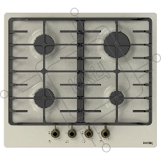 Газовая варочная поверхность Korting HG 645 CRB, 4 конфорки, эмалированный металл, 7550 Вт