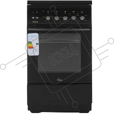 Плита комбинированная Flama L RK 23-126 коричневый, конфорок 3 газовых и 1 электрическая, духовка 50 л, 50 см x 85 см x 60 см