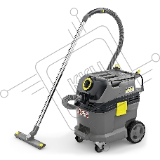 Строительный пылесос Karcher NT 30/1 Tact L серый, 1380 Вт, уборка сухая/сбор воды, пылесборник мешок/контейнер, 30 л