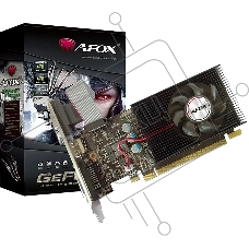 Видеокарта AFOX GT730 2GB DDR3 PCI-E2.0 2ГБ DDR3, 128 бит, DVI-I, HDMI, VGA (D-Sub), GPU 700 МГц