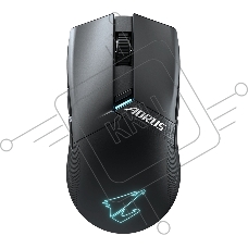 Мышь беспроводная/проводная Gigabyte GM-AORUS M6 черный, 26000 dpi, радиоканал, USB, кнопки - 8