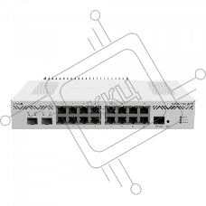 Маршрутизатор MikroTik CCR2004-16G-2S+PC, 16×1 Гбит/с + 2×10 Гбит/с SFP+, управляемый