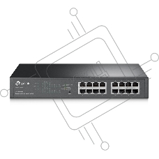 Коммутатор TP-Link TL-SG1016PE, 8×1 Гбит/с PoE+ + 8×1 Гбит/с Uplink, настраиваемый