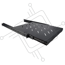 Выдвижная полка Wize Pro WSSH1U80 с боковым креплением, высота 1U, глубина 800 мм, для рэковых шкафов