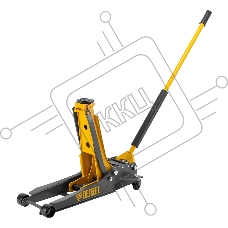 Домкрат гидравлический подкатной Denzel 3 т, 85-610 мм, быстрый подъем, низ. подхват, проф, SUV 51271