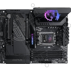 Материнская плата MSI MPG X870E CARBON MAX WIFI, AM5, AMD X870E, 4xDDR5, 4xSATA, 4xM.2 PCIe 5.0/4.0, 3xPCIe 5.0 x16/x8, 1xHDMI, 1x 5Gb LAN, 1x 2.5Gb LAN, 13xUSB (9x 10Gbps Type-A, 4x Type-C), 2x3.5 мм, 7.1, ATX