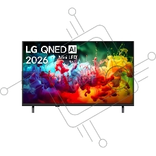 Телевизор LG 43" 43QNED70B6C.ARUG черный QNED UHD 60Hz Smart TV webOS