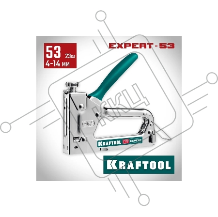 Стальной компактный степлер тип 53(4-14мм), KRAFTOOL Expert-53