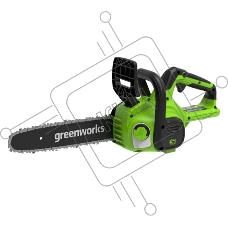 Цепная пила аккумуляторная GreenWorks G24CS25K4, 24V, 25см, c АКБ 4Ач и ЗУ (2007707UB)