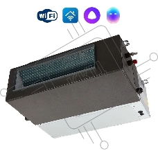 Блок внутренний сплит-системы канального типа Ballu BLC_D/in-48HN1_21Y 48000 BTU, 140 м², 44 дБ, охлаждение, обогрев, осушение, серый