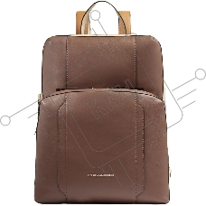 Рюкзак женский Piquadro Circle CA6216W92/MBE коричневый/бежевый кожа
