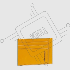 Чехол для кредитных карт Piquadro Blue Square PP2762B2R/G шафрановый натур.кожа