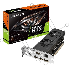 Видеокарта Gigabyte GV-N3050OC-6GL NVIDIA GeForce RTX 3050 6Gb 96bit PCI-E 4.0 GDDR6 1822/14000 HDMIx2 DPx2 HDCP Ret