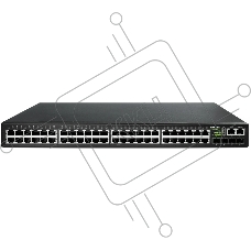 Коммутатор Yunke 10G L3 Switch (48x 10/100/1000Base-T + 4x 10GbE (SFP+)), Default with fixed redundant AC+AC power