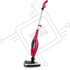 Швабра паровая Kitfort КТ-3928 малиновый/черный