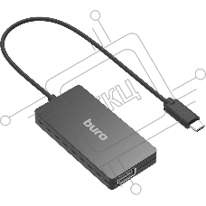 Разветвитель USB Buro BPH-C-1730 4порт. черный