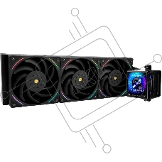 Система водяного охлаждения Thermalright Elite Vision 360 ARGB Soc-AM5/AM4/1200/1700/1851 черный 4-pin 27.7dB Al LCD Ret (E-VISION-360-BL-ARGB)