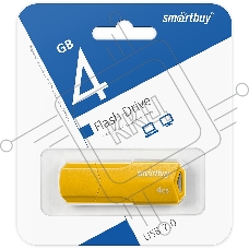 Флеш диск SmartBuy 4GB CLUE Yellow (SB4GBCLU-Y)