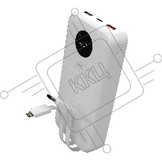 Портативный аккумулятор MORE CHOICE (4620202552822) PB35-20 20000mAh 2USB+1Type-C 3.0A 22.5W+PD20W+QC3.0, белый Портативный аккумулятор MORE CHOICE (4620202552822) PB35-20 20000mAh 2USB+1Type-C 3.0A 22.5W+PD20W+QC3.0, белый