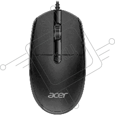 Мышь проводная Acer OMW401 черный, 2000 dpi, USB, кнопки - 4