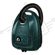 Пылесос Bosch BGL38WBU3H темно-зеленый, 1700 Вт, уборка сухая, пылесборник мешок 4 л
