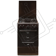 Плита газовая Cezaris ПГ 2150-05 коричневый, конфорок 4 шт, духовка 43 л, 50 см x 85 см x 50 см