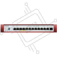 Межсетевой экран Zyxel USG FLEX 500H, Rack, 2xRJ-45: 1/2.5G (LAN/WAN), 2xRJ-45: 1/2.5G PoE+ (LAN/WAN), 8xRJ-45: 1G (LAN/WAN), 1xUSB3.0 **