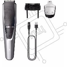 Триммер Philips Series 3000 BT3239/15, 5Вт, серебристый/серый