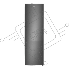 Холодильник Maunfeld MFF200NFSTSE серый двухкамерный 271/106л л морозилка снизу, No Frost