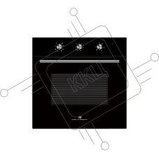 Встраиваемый духовой шкаф General Electronics GE-1060M6