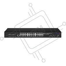 Коммутатор TRASSIR TR-NS29284S-400-24PoE, 24×1 Гбит/с PoE++ + 4×10 Гбит/с SFP+ Uplink, управляемый