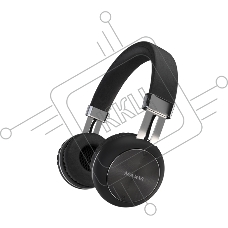 Беспроводные полноразмерные наушники Maxvi MHF-201BT черные, Bluetooth 5.3\FM\MP3\300мАч\микрофон