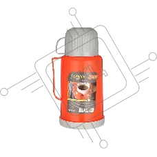 Термос в пластиковом корпусе со стеклянной колбой MALLONY SALDO, 1,2 л (008235)