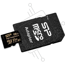 Флеш карта Silicon Power Elite microSDXC 128Gb SP128GBSTXDV3V1HSP + adapter